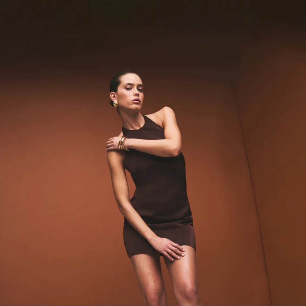 Riviera Halter Mini Dress